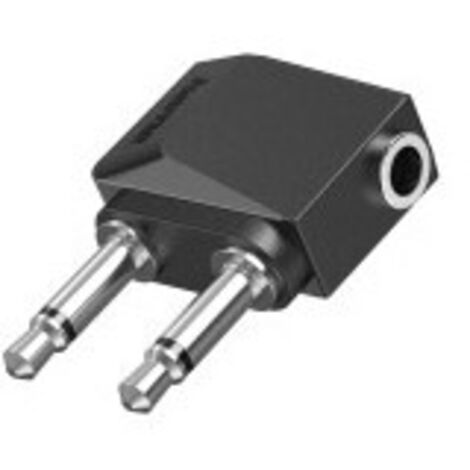 Adaptateur audio Hama : 2 prises jack 3,5 mm mono - couplage jack 3,5 mm stéréo (1/3)