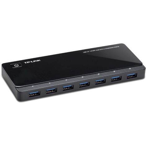 LogiLink UA0282 interface hub USB 3.0 (3.1 Gen 1) Micro-B 5000 Mbit/s Black