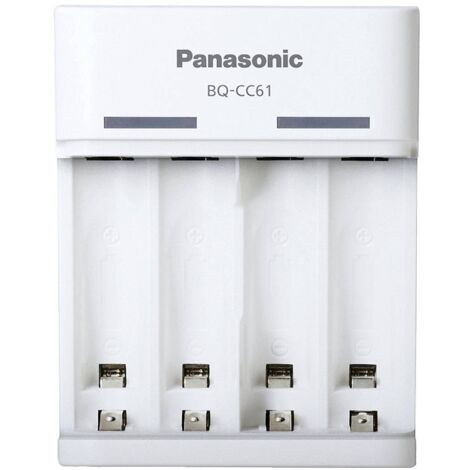 Panasonic BQ-CC61 Chargeur de piles rondes NiMH LR03 (AAA), LR6 (AA) X926892 (1/5)
