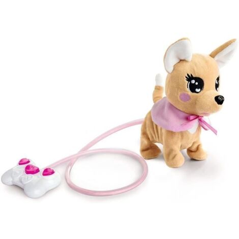 Peluche Chihuahua Chi Chi Love Loomy - 20 cm - Peluche filoguidée - Piles incluses (1/4)