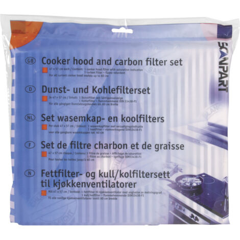 Scanpart 1530050015 L046 Filtre universel pour réfrigérateur et filtre vétérinaire 47x57 (1/2)