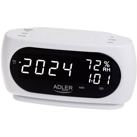 Réveil ADLER AD 1186 blanc (1/2)