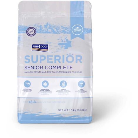 Fish4Dogs Superior Senior au saumon S 15 kg (1/3)