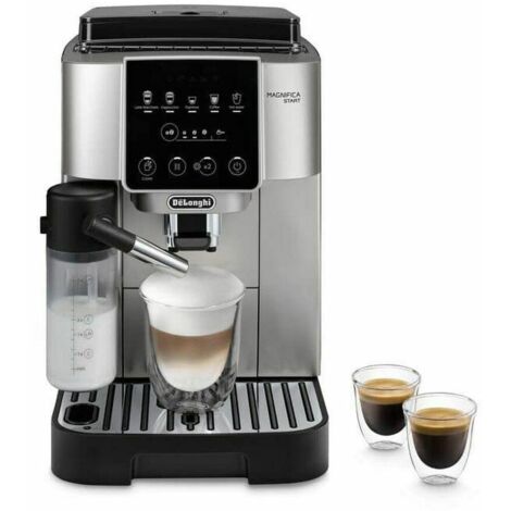 Cafetière à dosettes Delonghi Magnifica Start – Broyeur à grains intégré – 5 options de boissons – Technologie LatteCrema – Minuterie programmable (1/3)