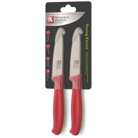 Richardson Sheffield Schildes 2-delig RVS/Rood (1/2)