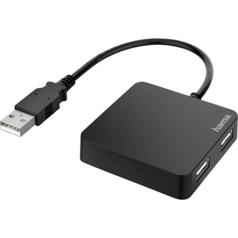 Hama Hub USB 4 ports USB 2.0 480 Mbit/s (1/4)