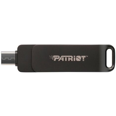 Disque dur externe Patriot Rage R550 256 Go, double port USB A+C, boîtier aluminium, 100 Mo/s. (1/4)