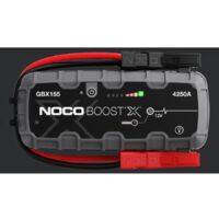 Démarreur de secours 4250 A – Lithium-Ion pour moteurs essence jusqu'à 10 L – Recharge ultra-rapide USB-C en 2,7 h – Lampe de poche intégrée – Noco