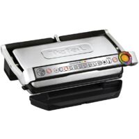 Tefal – Gril électrique OptiGrill XL 800 cm² – Cuisson automatique par capteur – 9 programmes de cuisson – Plaques antiadhésives en aluminium moulé