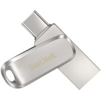 Clé USB SanDisk Ultra Dual Drive Luxe 1 To USB Type-A / USB Type-C 3.2 Gen 1 (3.1 Gen 1) Acier inoxydable