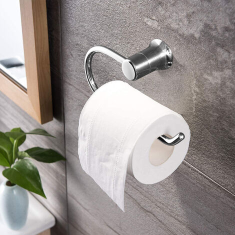 Dérouleur papier WC chrome en acier inoxydable