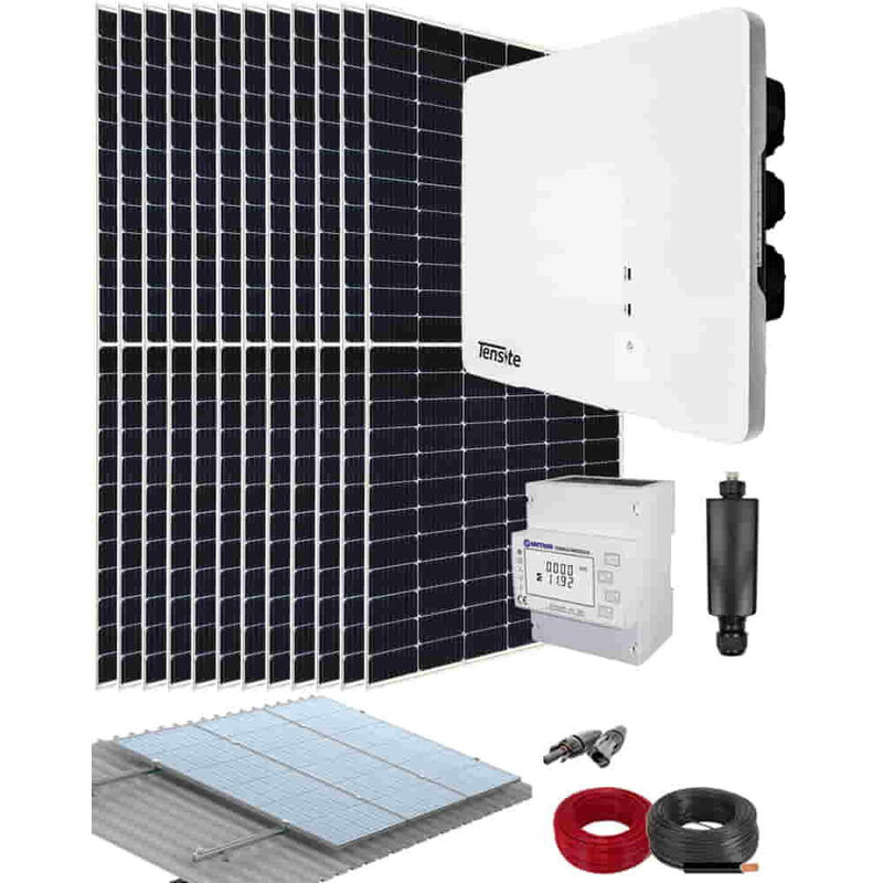 kit solar fotovoltaico para uso vacacional con 3000W de potencia y