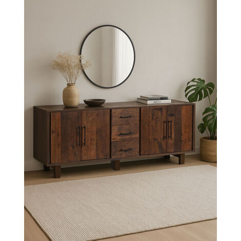 Alto - Buffet bas en teck recyclé 200 cm (1/5)