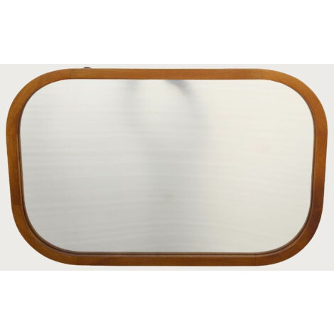 Miroir rectangulaire en bois doré Miroir rectangulaire en bois doré