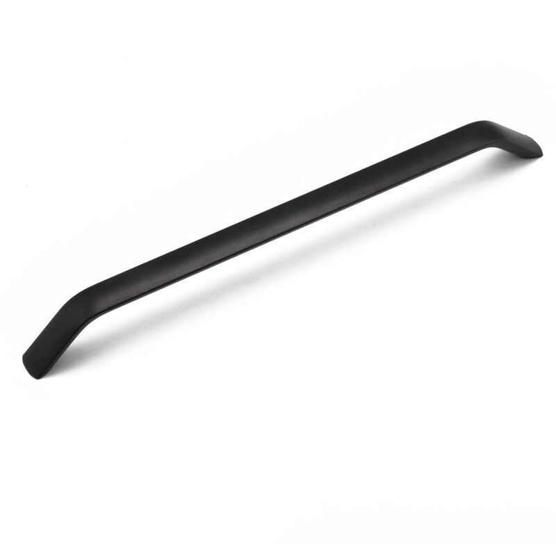 10X Poignées et boutons de tiroir Cuisine Armoire Porte Poignées Placard Tiroir Chambre Meubles Tirer Entraxe Procédé de Sablage 224mm Noir
