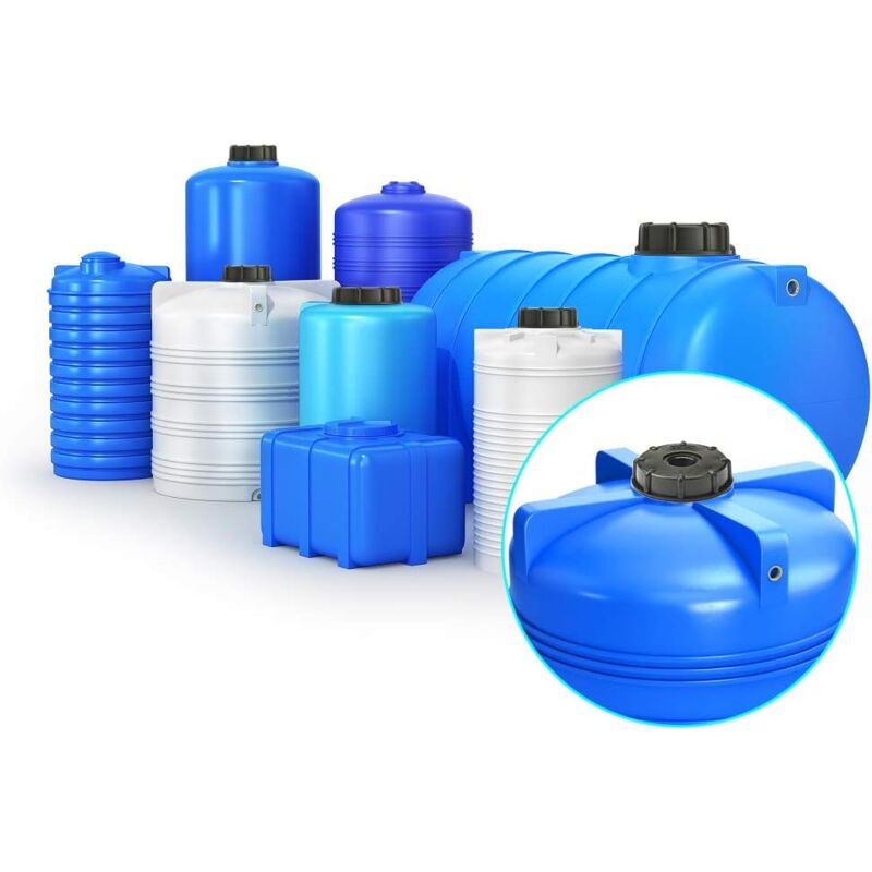 Robinet D’écoulement Pour Réservoir IBC 1000L – Raccord 1/2″ – Compatible Eau De Pluie – Installation Facile