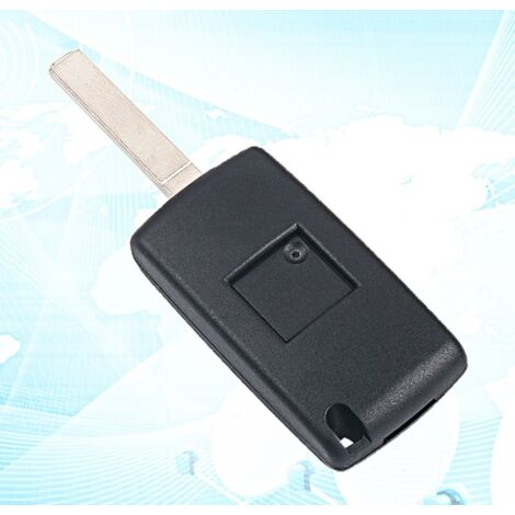Coque/Boitier Pour Télécommande Plip Clé Pour Peugeot 107 207 308 307 407 807 3008 Partner ✚ Switch ✚ Pile CR1620 VARTA - Kit IRace Keys