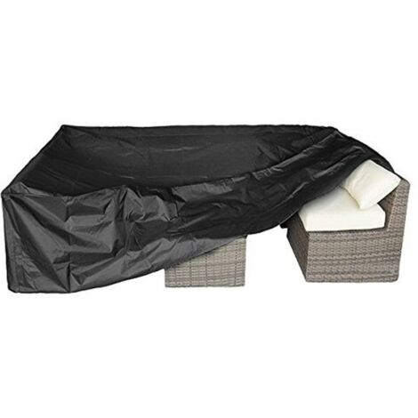 Housse Salon De Jardin 190x80x75cm/LxWxH 420D Oxford Anti-UV