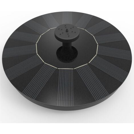 Fontaine de jardin, Solatec Fontaine Solaire Pompe à énergie Solaire 1,4 W - Pompe Submersible pour Bassin, Piscine, Jardin, Aquarium.