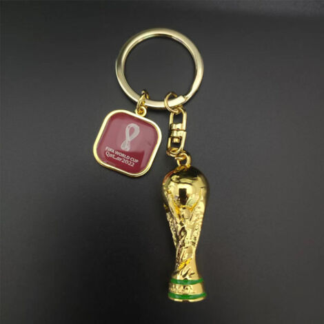 Porte-clés Goserda® Sifflet De L'entraîneur De La Coupe Du Monde Du Qatar Bresil 5 Cm Multicolore
