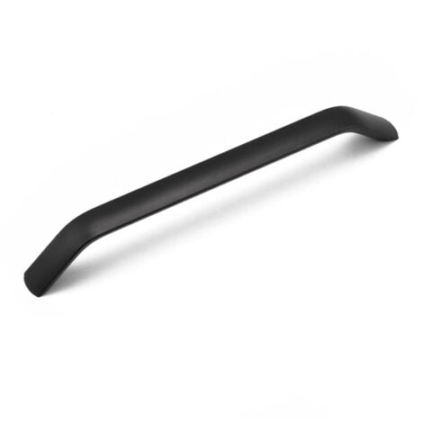 10X Poignées et boutons de tiroir Cuisine Armoire Porte Poignées Placard Tiroir Chambre Meubles Tirer Entraxe Procédé de Sablage 160mm Noir