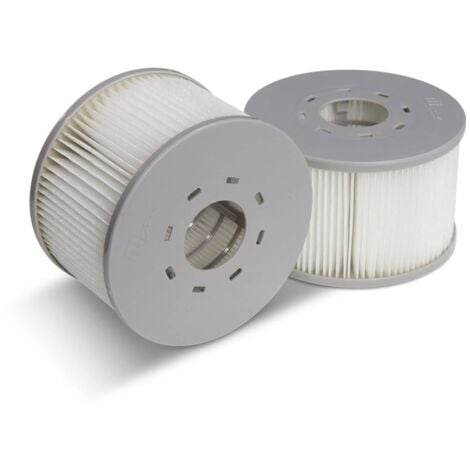 Lot de 6 filtres pour spas gonflables MSPA V2. Ø106cm – 6 cartouches filtrantes de remplacement pour spa gonflable MSPA