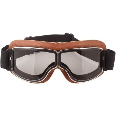 Lunettes de protection retro pour moto Anti buee Chaudes Pour l equitation le VTT le motocross