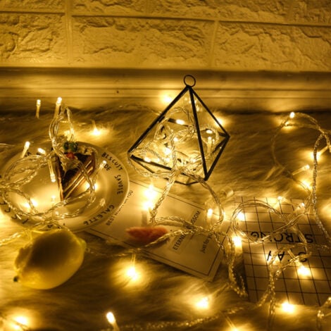 Guirlande Lumineuse Extérieur et Interieur, 100M 600 LEDGuirlande Lumineuse Sapin avec Prise Modes Étanche Guirlande Noel Exterieur Décoration pour Chambre, Sapin, Noël, Mariage, Jardin [Classe énergé