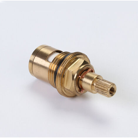 Tête a Disques Céramique  Cartouches Céramique, Faucet Valve Top Universelles de Rechange pour Robinet en Laiton pour Cusine, Salle de Bain (Chaud et Froid)