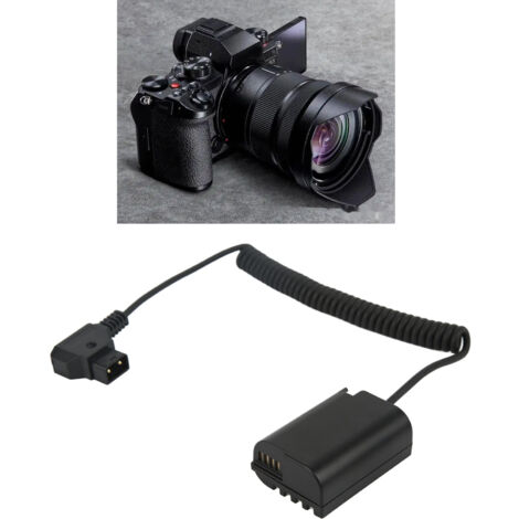 Câble Alimentation D-Tap Vers DMW DCC17 - Pour Appareils Photo Panasonic S5, GH5II, GH6, G9, Remplace Batterie