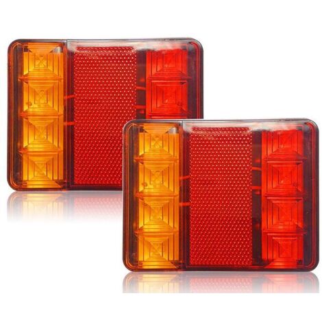 Feu De Recul LED Rond Homologué 12V 24V Was