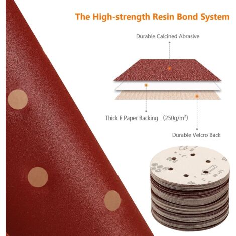 Lot De 24 Disques Abrasifs À Lamelles - 80 Grains - Forme Conique