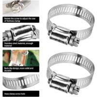 Lot De 2 Tuyaux Piscine 32mm Piuluvor® - Tuyau PE 1,5m Avec 4 Clips Métalliques - Pompe Machine à Laver, Vidange