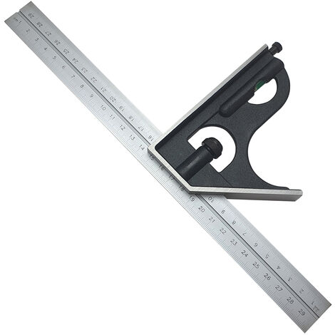 Igaging 300mm Heavy Duty Combination Square - Metric and Imperial Units