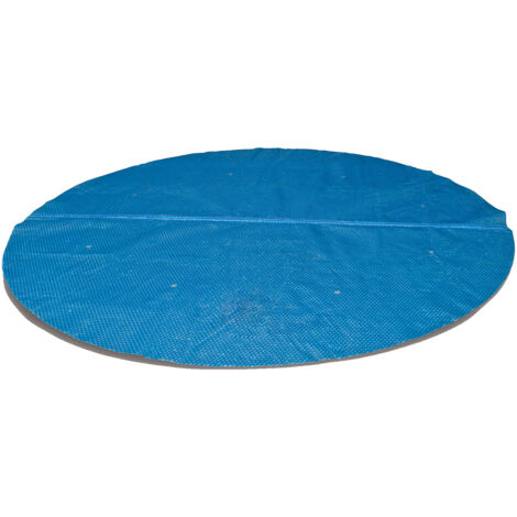 Intex – Bâche à bulles pour piscine ronde Ø 4,88 m – Épaisseur 120 microns – Limite l'évaporation et conserve la chaleur – Bleu