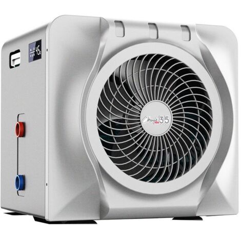 Pompe à chaleur de piscine 5 kW – Ultra compacte – COP 5,4 – Installation Plug & Play – Silencieuse moins de 30 dB à 10 m – Opool