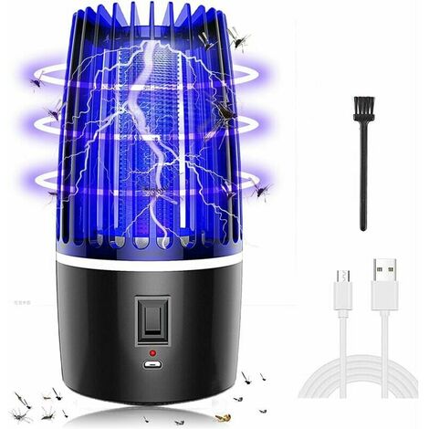 Lampe anti-moustique électrique portable tueur d'insectes USB LED moustique  moustiques lumière piège Rechargeable Bug Zapper lampe répulsive