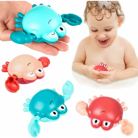Lot de 5 jouets de bain en forme de poisson de mer pour tout-petits
