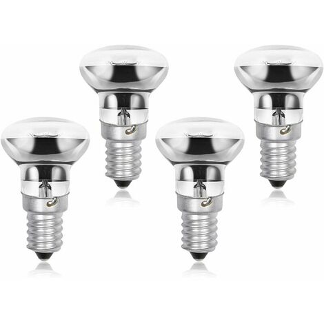Klarlight Ampoules de lampe à lave R39 E14 30W, petites ampoules de lampe à  lave à réflecteur SES à vis Edison, blanc chaud 2800K R39 à intensité
