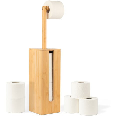 Geesa - Geesa Nemox Ensemble d'accessoires de toilettes - Brosse WC avec  support - Porte-rouleau papier toilette avec couvercle - Crochet  porte-serviette - Acier inoxydable brossé