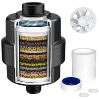 Filtre anti-calcaire et anti-tartre 20 étapes – Système de filtration avancé – Améliore la qualité de l'eau – 3 cartouches incluses