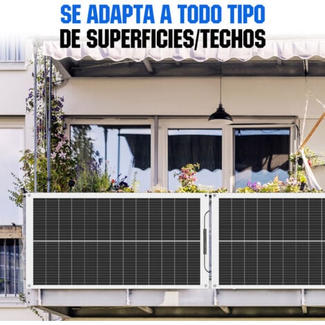 ECO-WORTHY Kit de panneau solaire flexible 260W 12V avec contrôleur 30A pour caravane, marine, bateau, maison