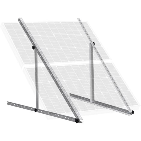 Randaco Support pour panneau solaire PV 15-30°Réglable Support panneau pour  montage sol Support