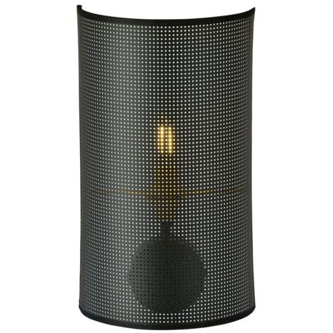 Metallbude Portasciugamani VANA 85 Cm: Rettangolare A Parete In Acciaio Nero – Fino A 30 Kg