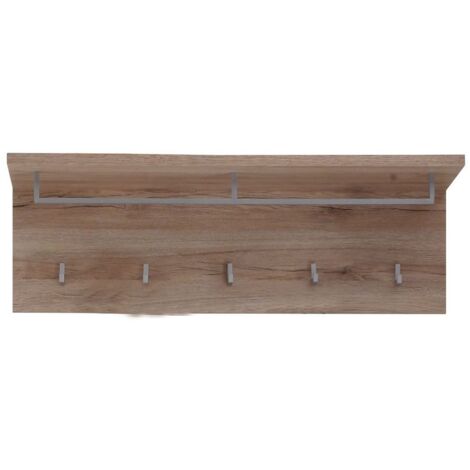Appendiabiti da Parete Malea, Marrone, 88x18x2 cm, EPIKASA