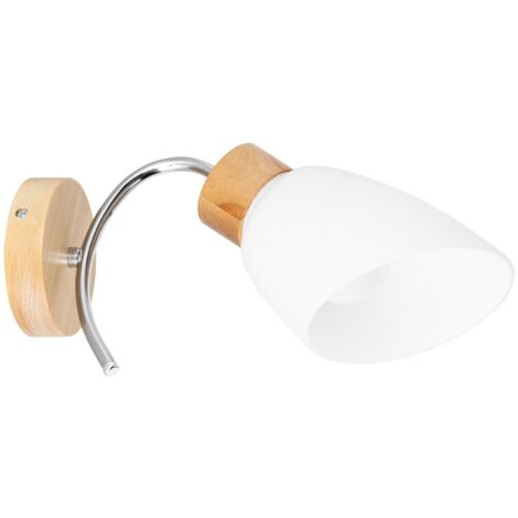 Lampada Da Parete Alsen Design Scandinavo - Applique Regolabile In Legno Naturale, Nero E Rame, Con Paralume Orientabile, Attacco E14