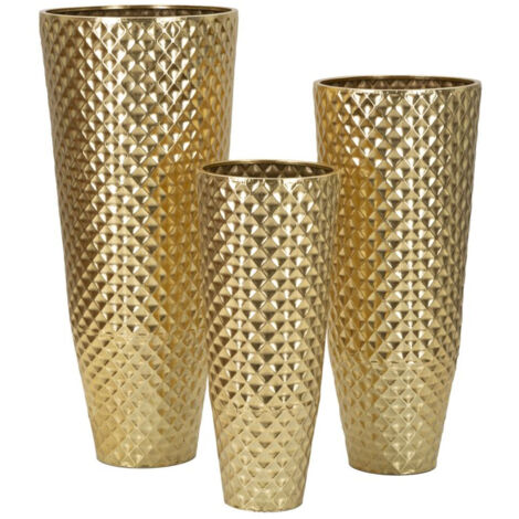 Stai Acquistando Vixdonos Set Di 2 Piccoli Vasi Da Fiori In Metallo Color Ottone 17 Cm Moderni Decorativi Per La Casa Matrimonio O Regalo Oro 879571221