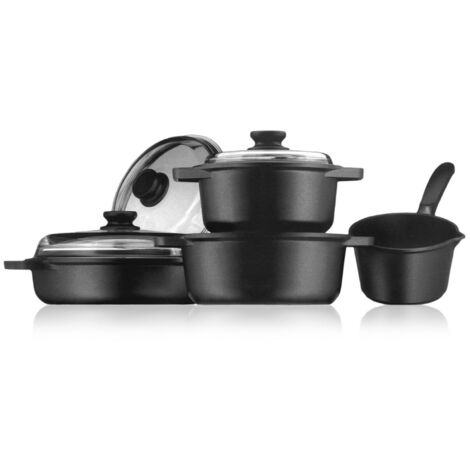 Tognana Ambiziosa Batteria, Alluminio Pressofuso, Nero
