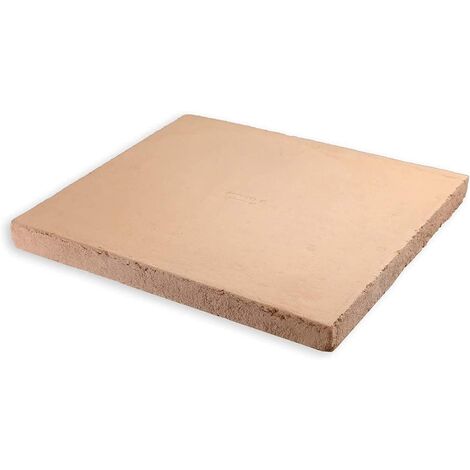 Biscotto di Casapulla Pietra Refrattaria per Pizza Forno Fornace Sorbo Made in Italy (L33xP34xH2cm)