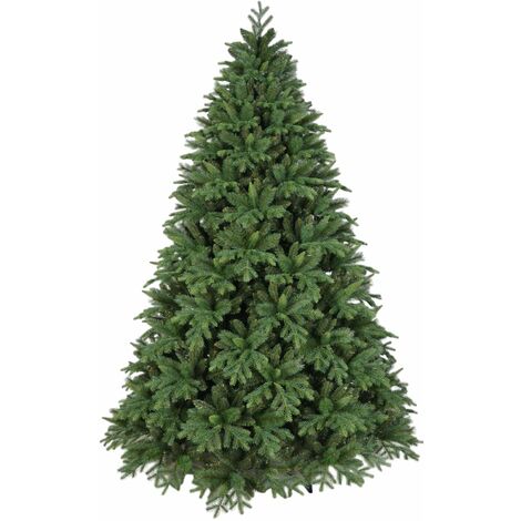 Albero di Natale Realistico Foglie Pvc Pe Superfolto Verde Apertura Rapida 210 cm - 2971 Rami